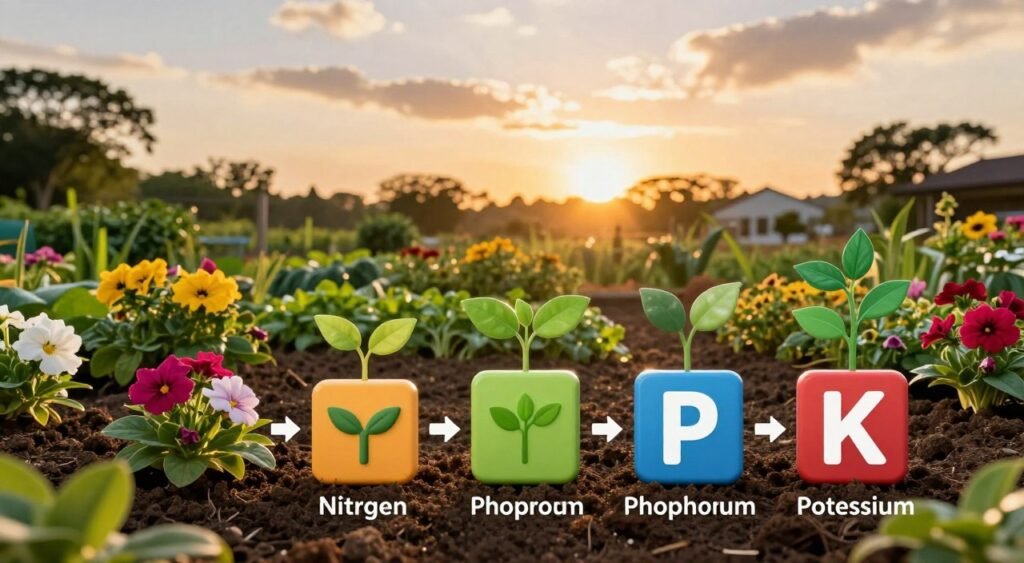 N-P-K ratio and plant growth cycle
