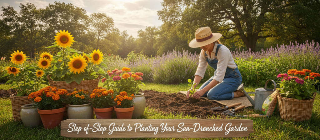 Step-by-Step Guide to Planting Your Sun-Drenched Garden