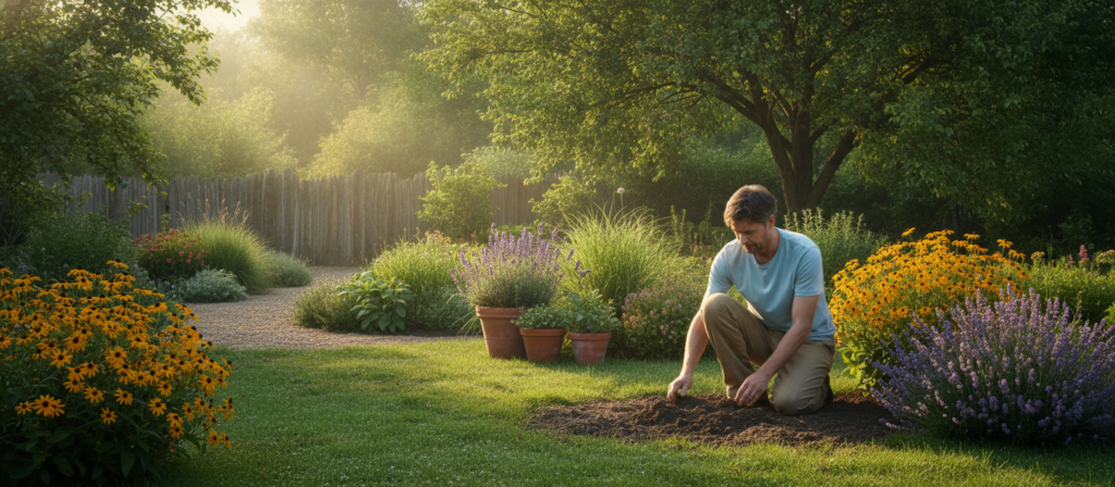 assessing garden environment for easy care plants