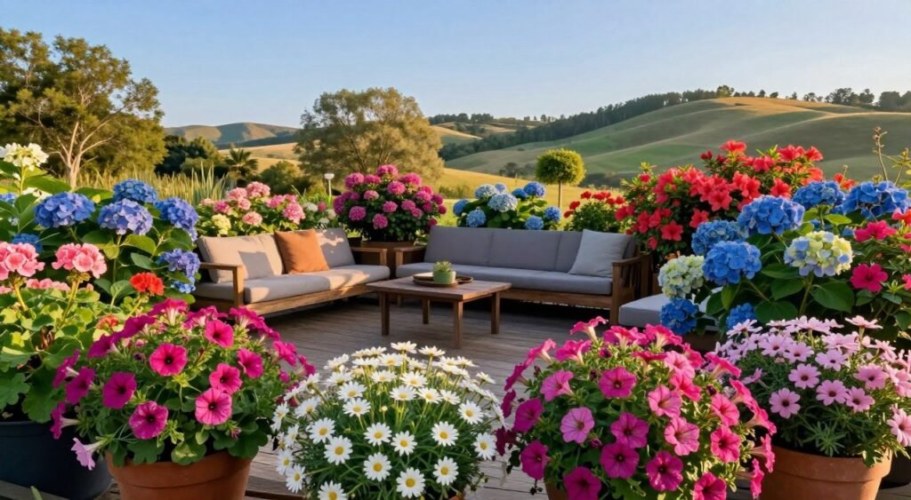 beautiful flowering plants for outdoor living spaces