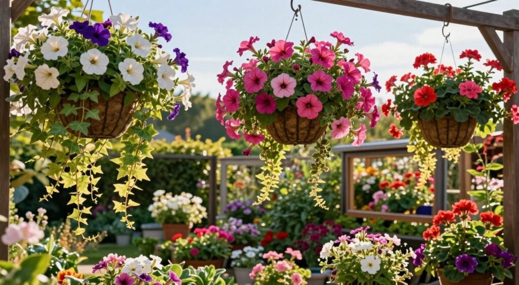 best flowers for hanging baskets outdoors
