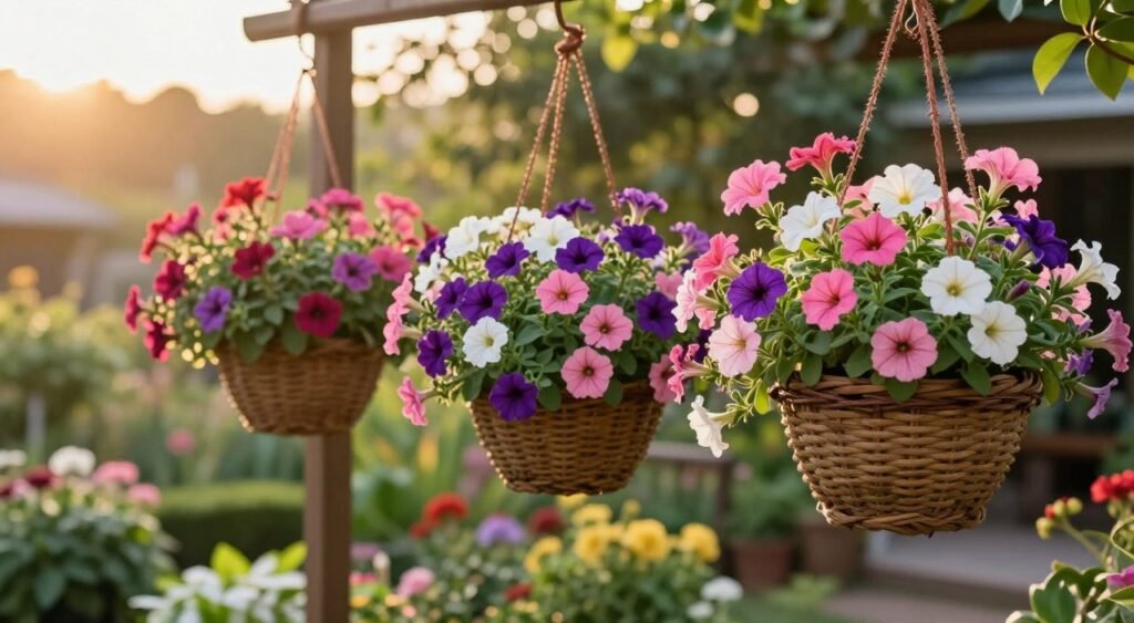 best flowers for hanging baskets outdoors