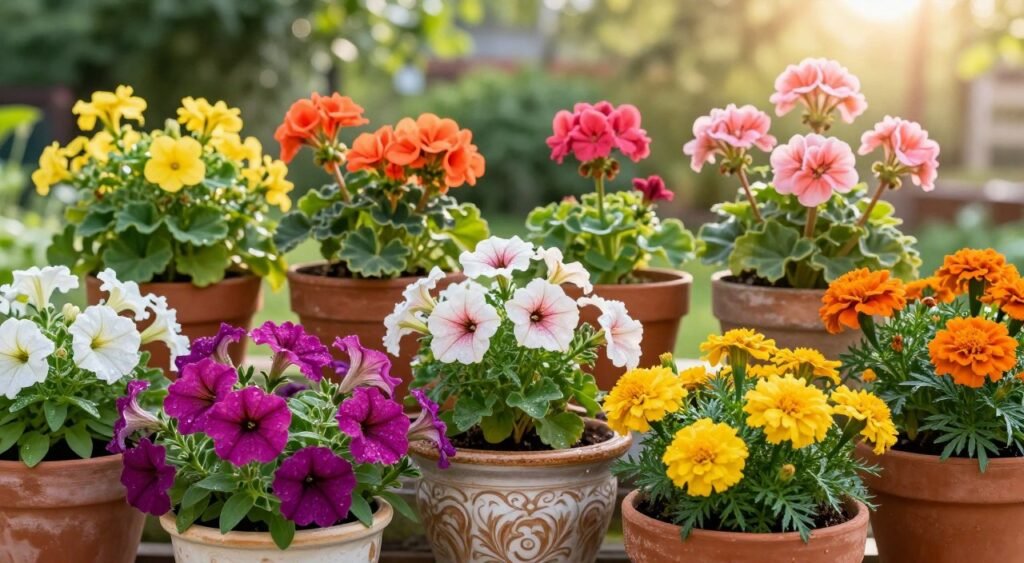 best flowers for pots