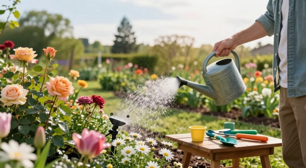 best watering practices for gardens