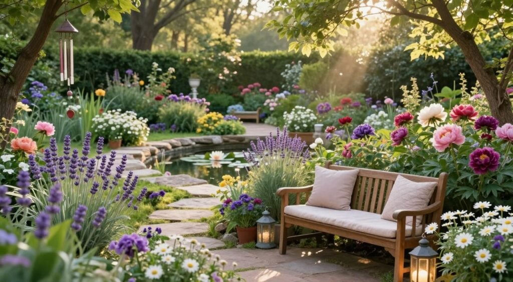 calming garden ideas