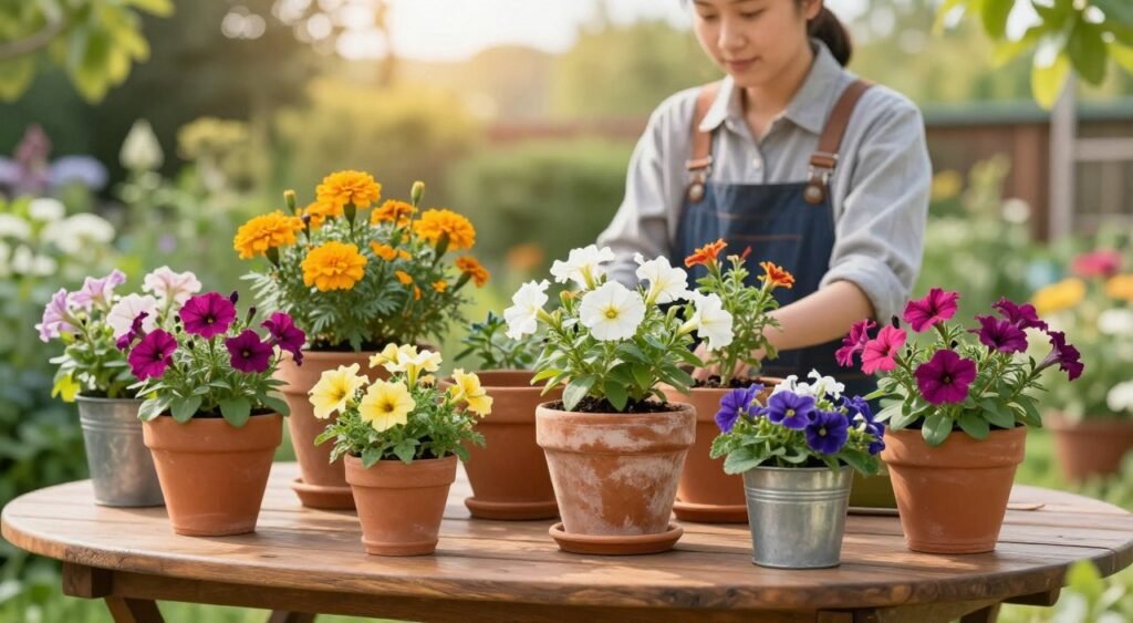 choosing flower pots