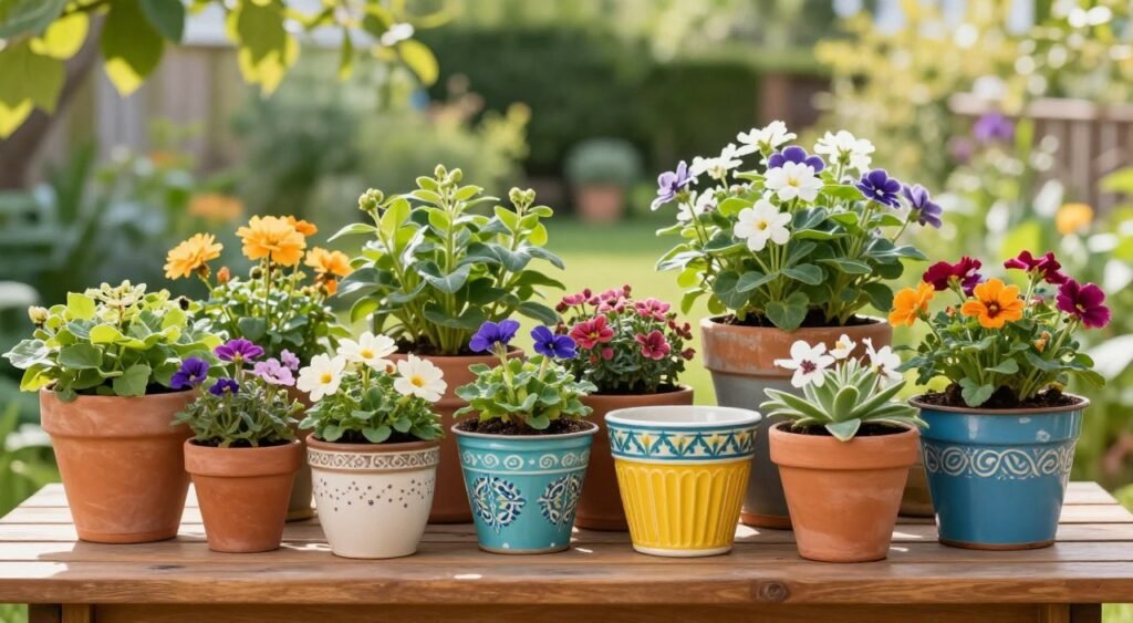 choosing flower pots