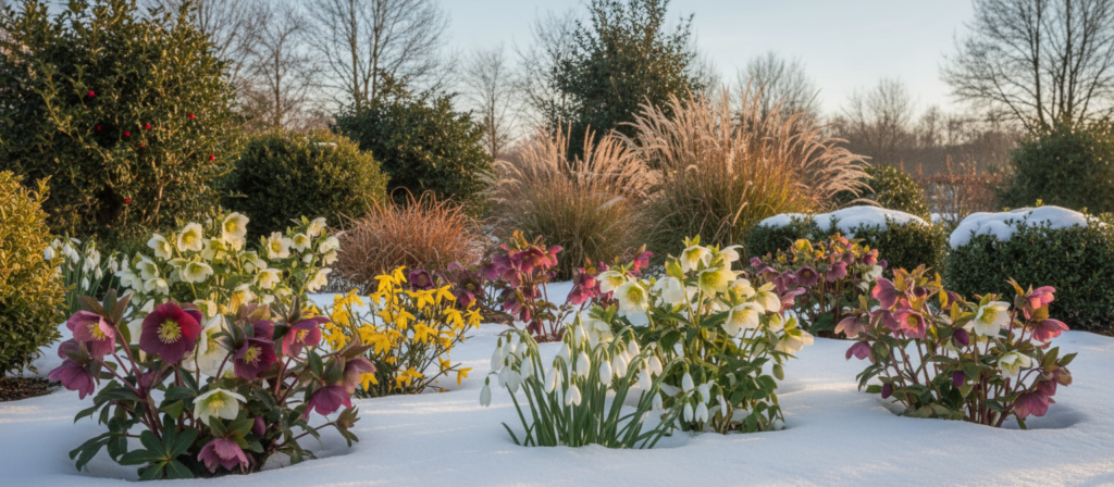 cold hardy flowering plants for winter gardens
