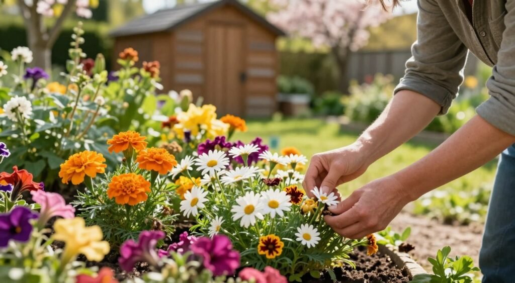 deadheading flowers