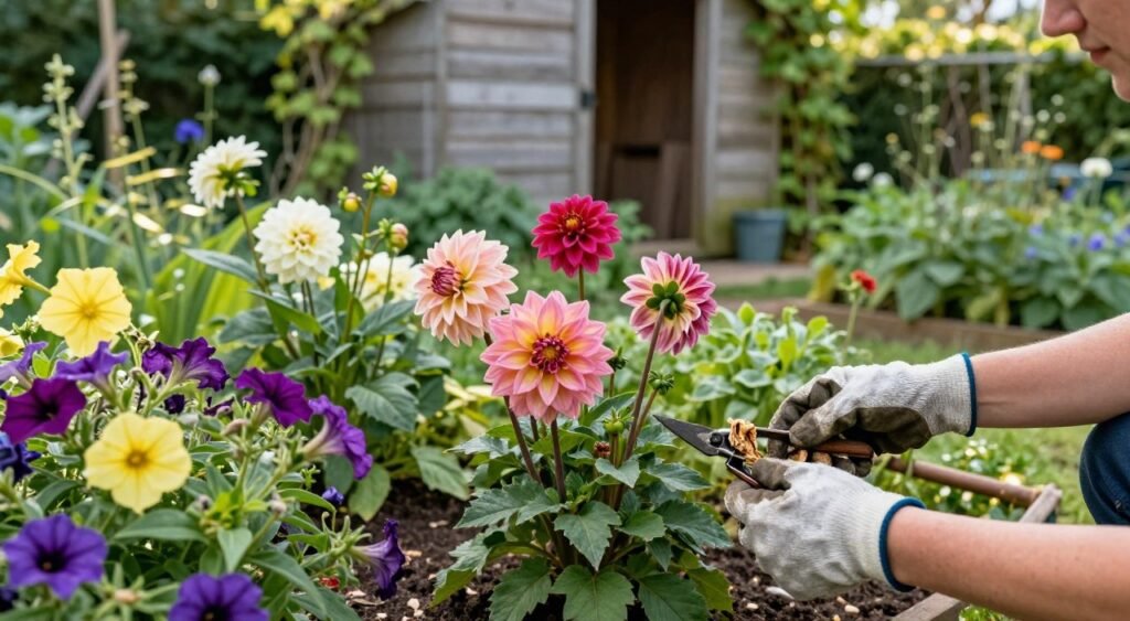 deadheading flowers
