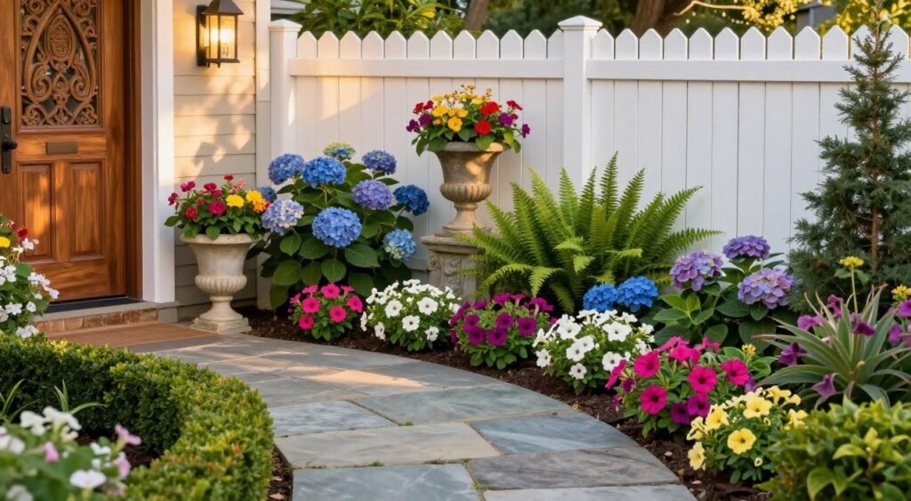 entryway landscaping