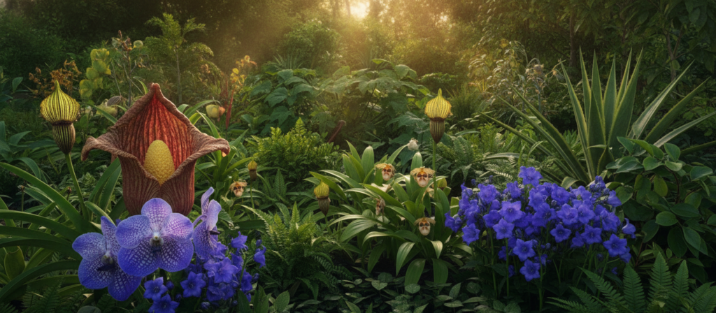 exotic blooms for gardeners