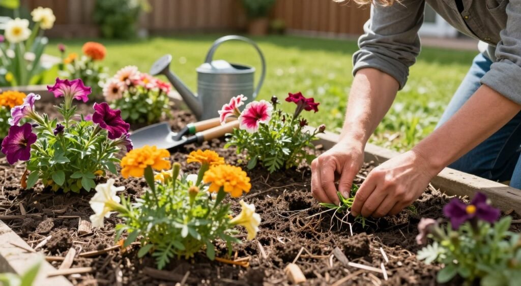 flower bed maintenance