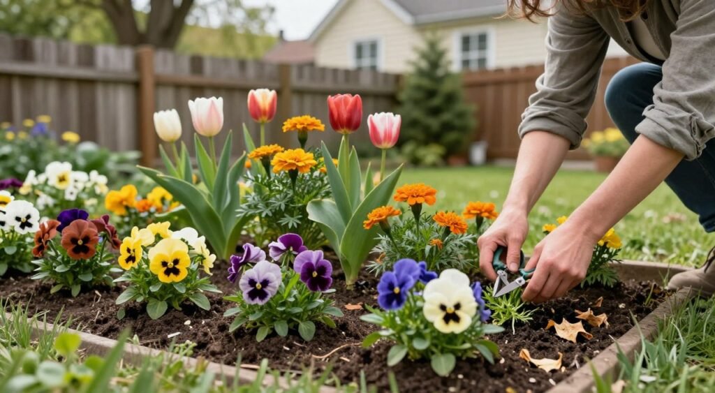 flower bed maintenance