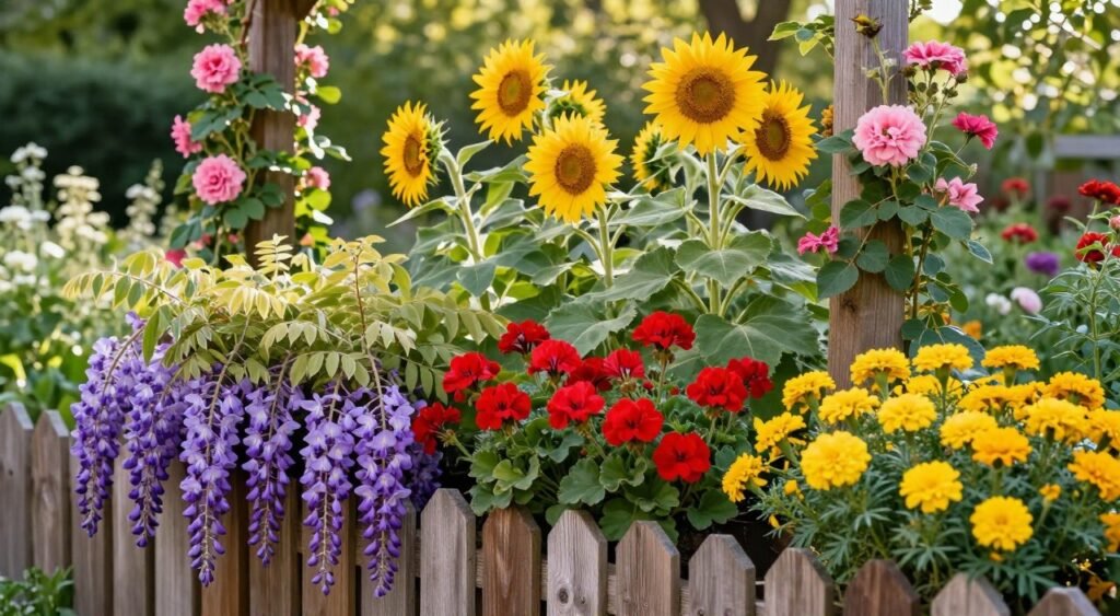 flowering plants for fence decoration flowering plants for fence decoration