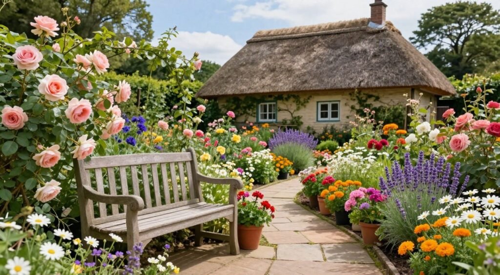 flowers for cottage style gardens