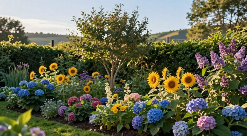 flowers for natural privacy screens