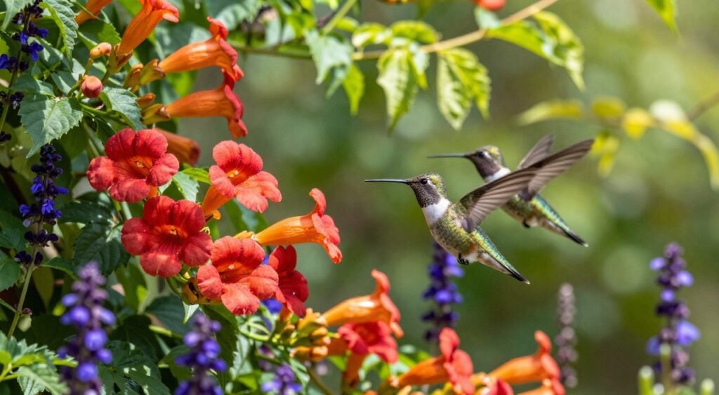 flowers that attract hummingbirds naturally