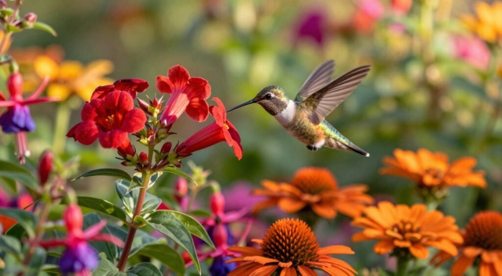 flowers that attract hummingbirds naturally