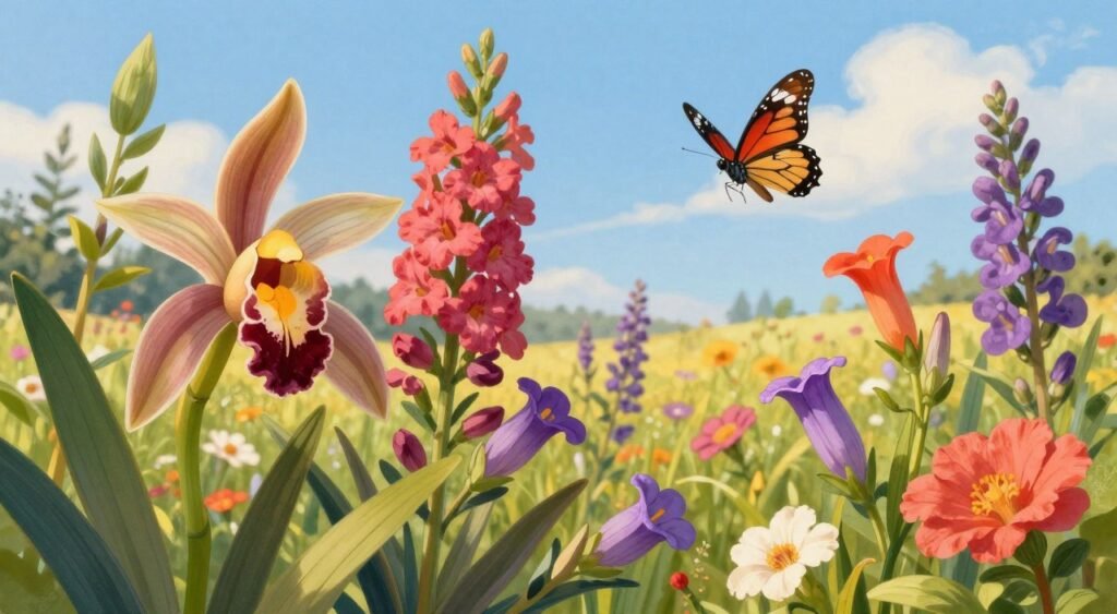 flowers with unique pollination methods