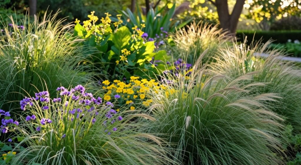 garden texture and color