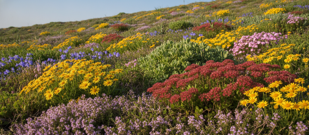 ground cover plants for slopes