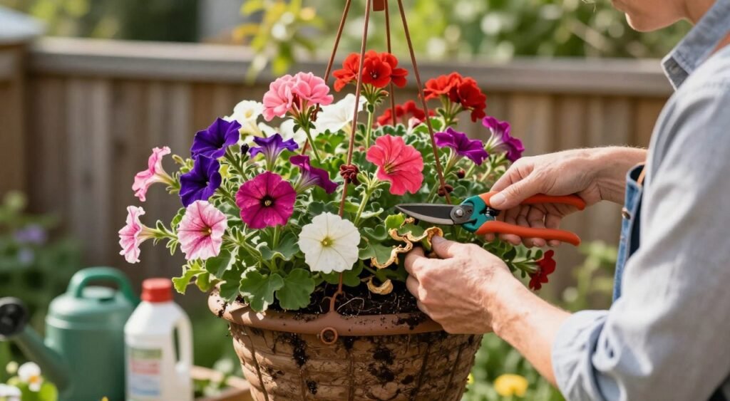hanging basket maintenance