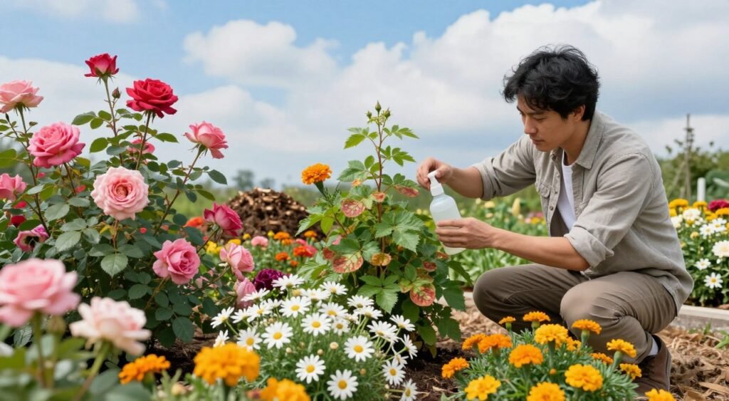 how to prevent fungal diseases in flowers