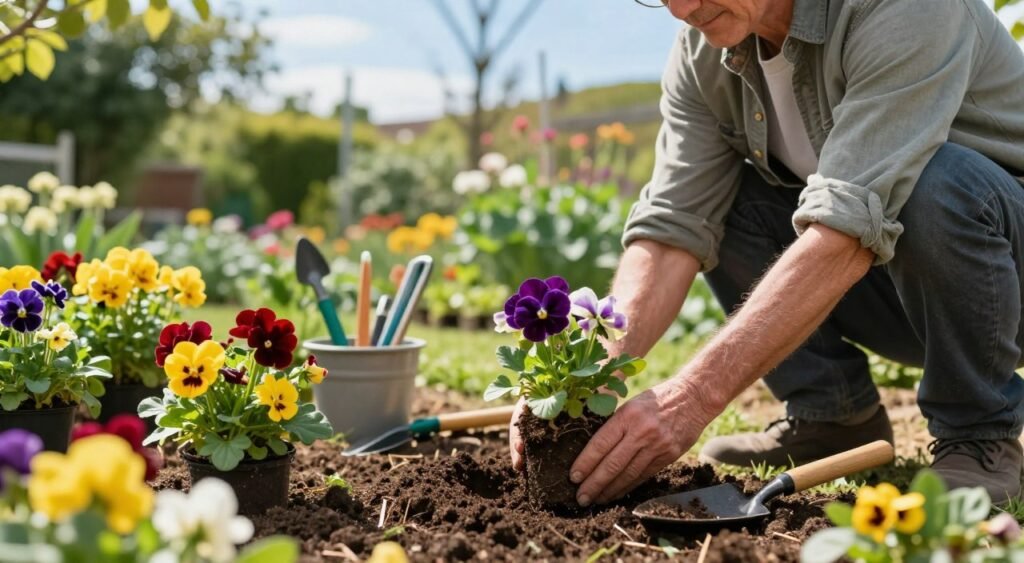 how to transplant flowers without damage