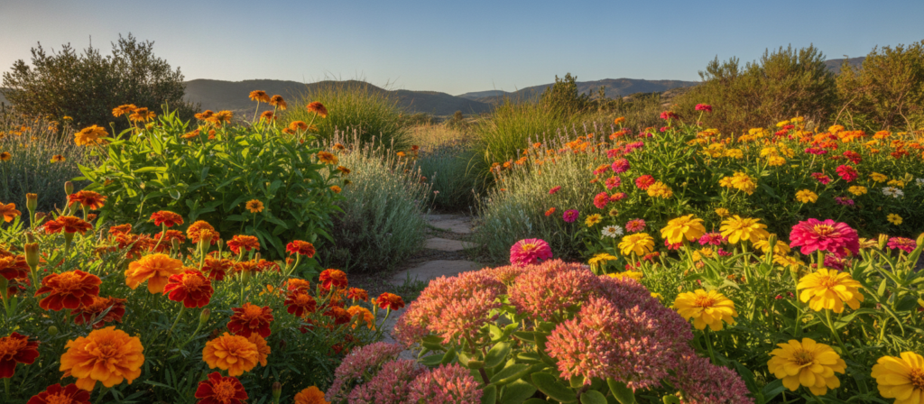 low maintenance sun loving flowers