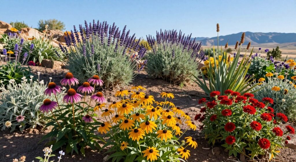 native plant species, drought-tolerant flowers, cold-hardy perennials