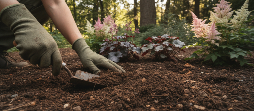 preparing soil for low water flowering plants