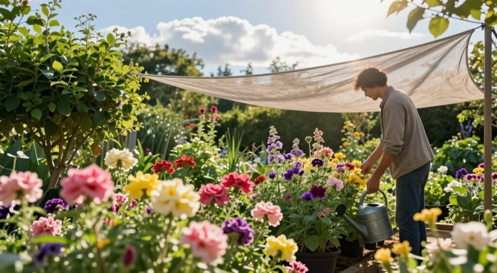 protecting plants from sun