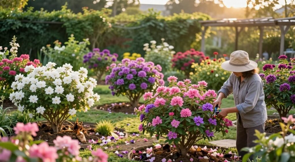 pruning flowering shrubs