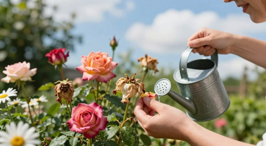 reviving wilted flowers