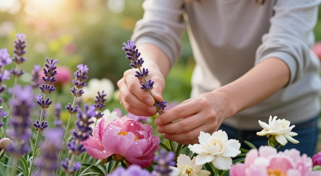selecting scented blooms selecting scented blooms
