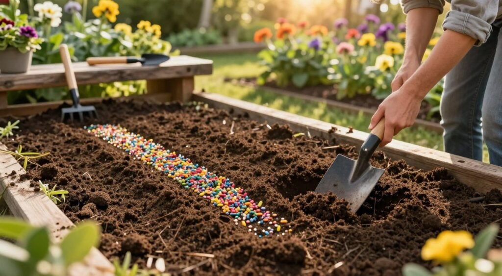 soil preparation for flowers