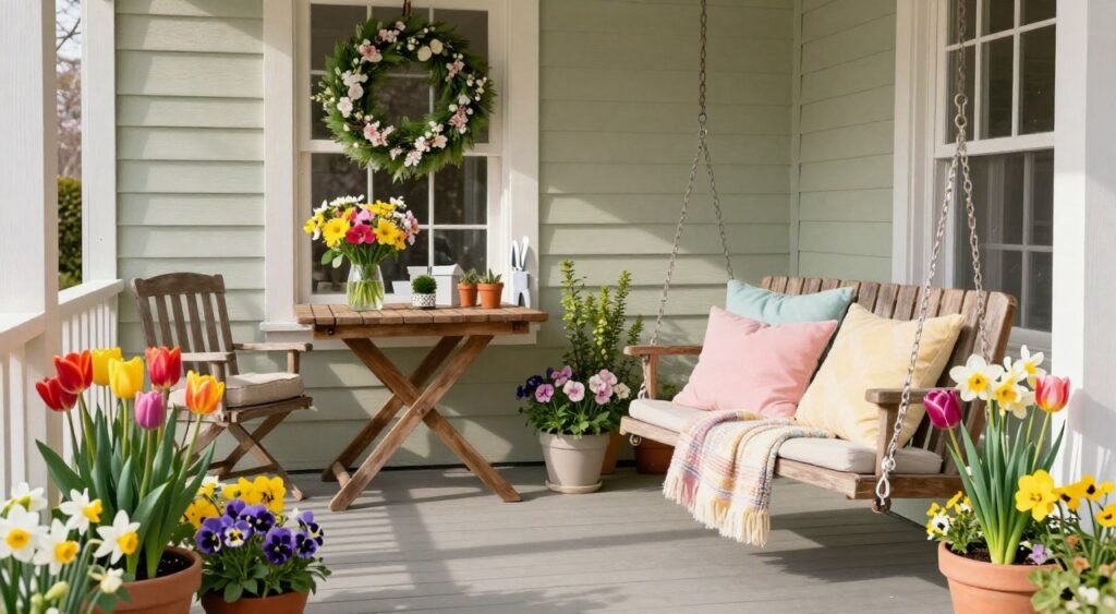 spring porch decor spring porch decor