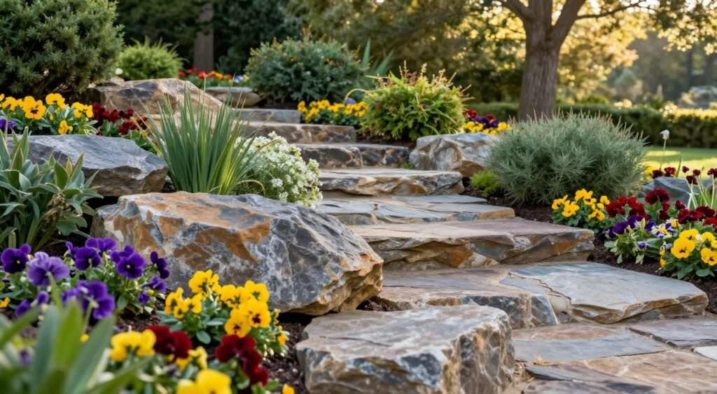 stone garden design