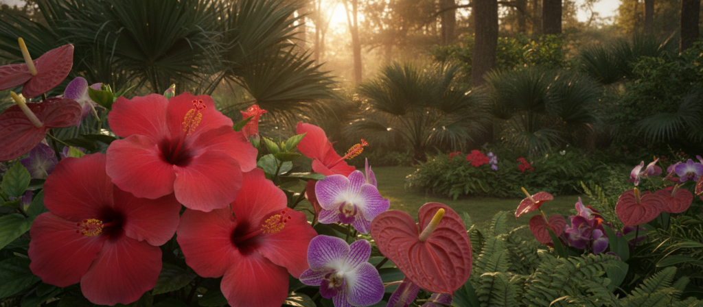 tropical flowering plants