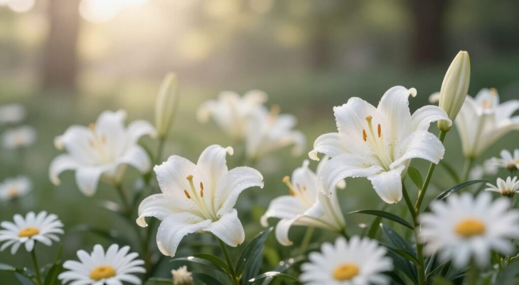 white flower symbolism