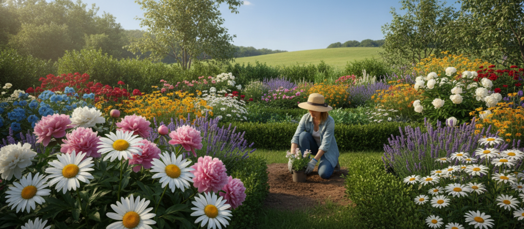 year-round blooming flowers